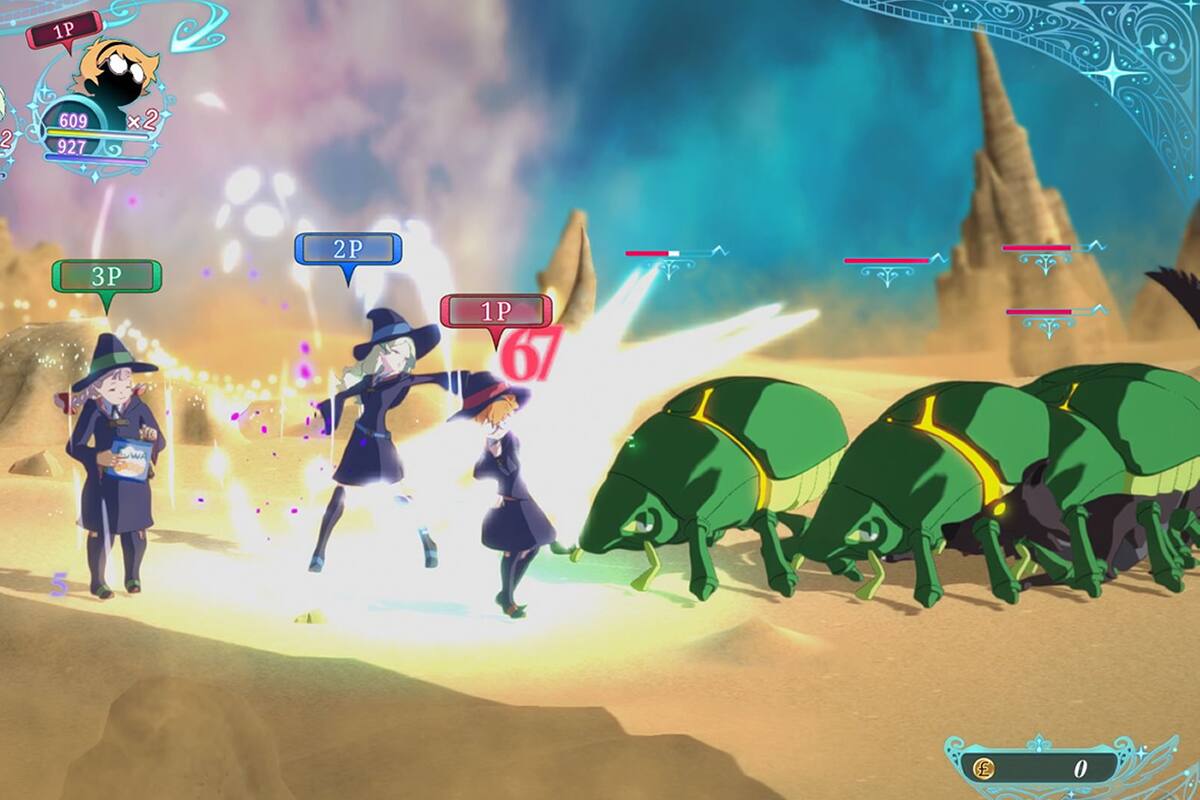 Habrá batallas cooperativas en Little Witch Academia: Chamber of Time