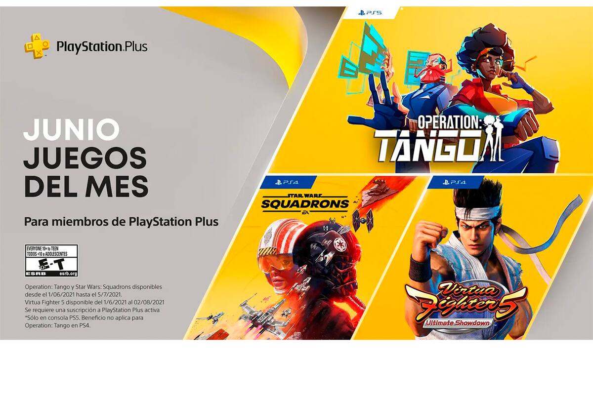 PS Plus junio: descarga Star Wars Squadrons y 2 juegos más
