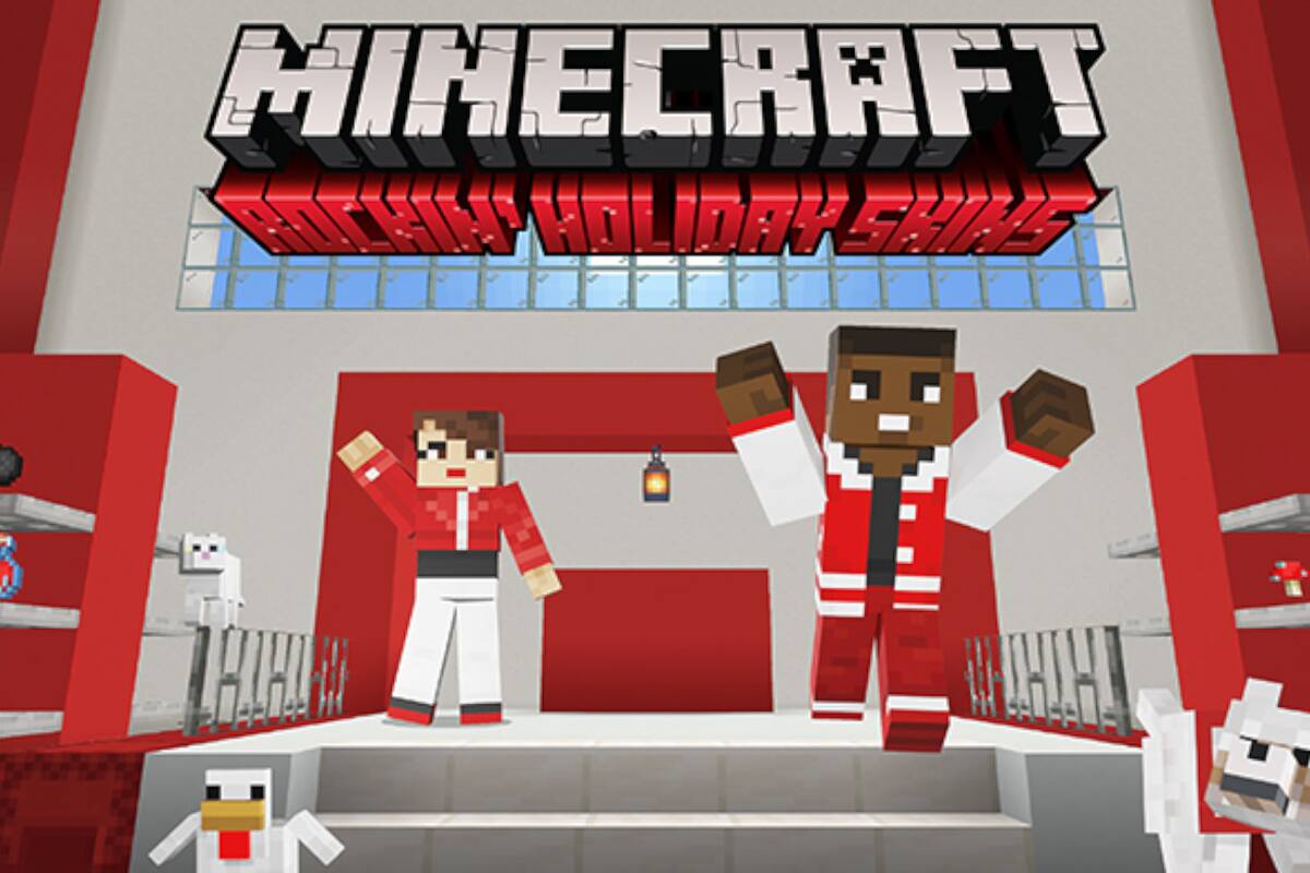 Prepárate para las fiestas de fin de año con estos skins gratuitos de Minecraft