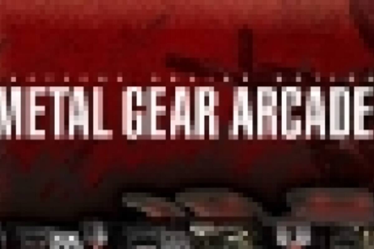 Desaparece Metal Gear Arcade