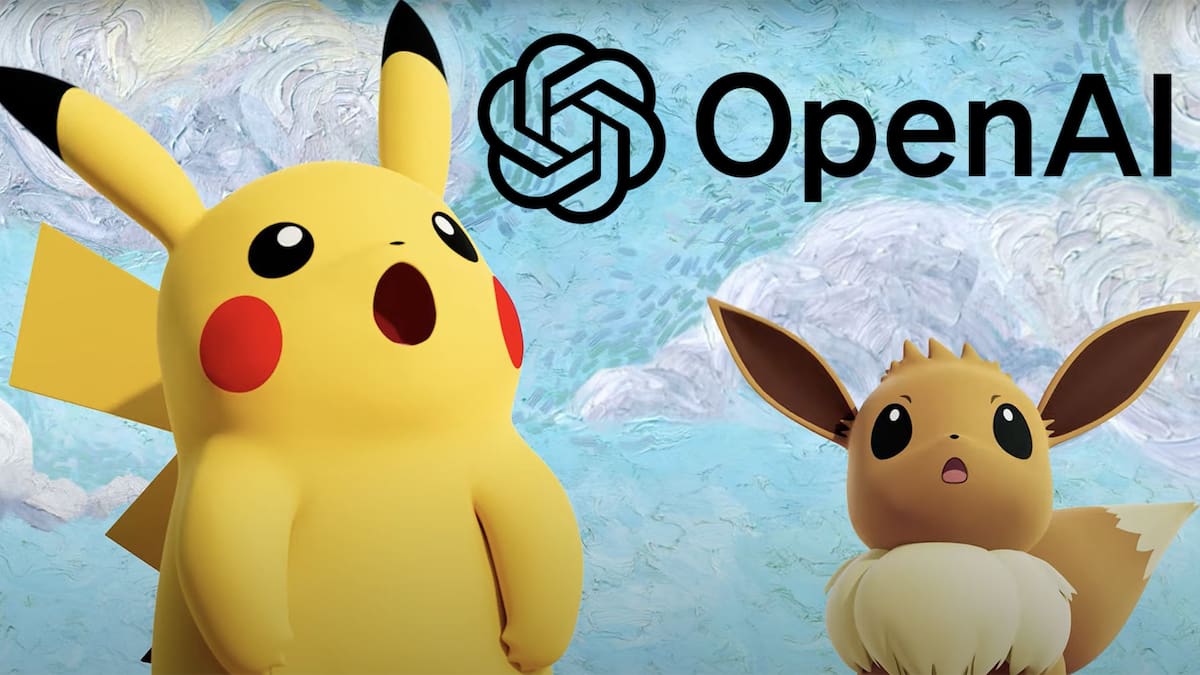 Pokémon Pikachu Mario Sora Nintendo inteligencia artificial OpenAI