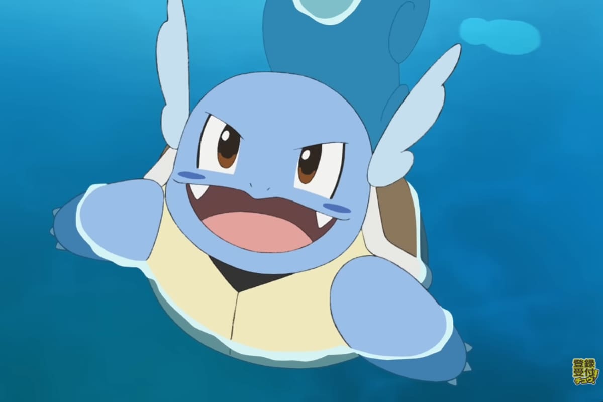 Wartortle es la estrella del nuevo corto de Pokémon dirigido por Shingo Yamashita