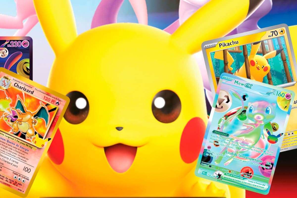 Pokémon TCG celebra 30 años de la franquicia con una expansión llena de cartas clásicas y muchos Pikachu