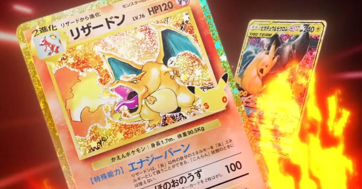 Pokémon TCG Celebración 30.º Aniversario Charizard Pikachu & Zekrom
