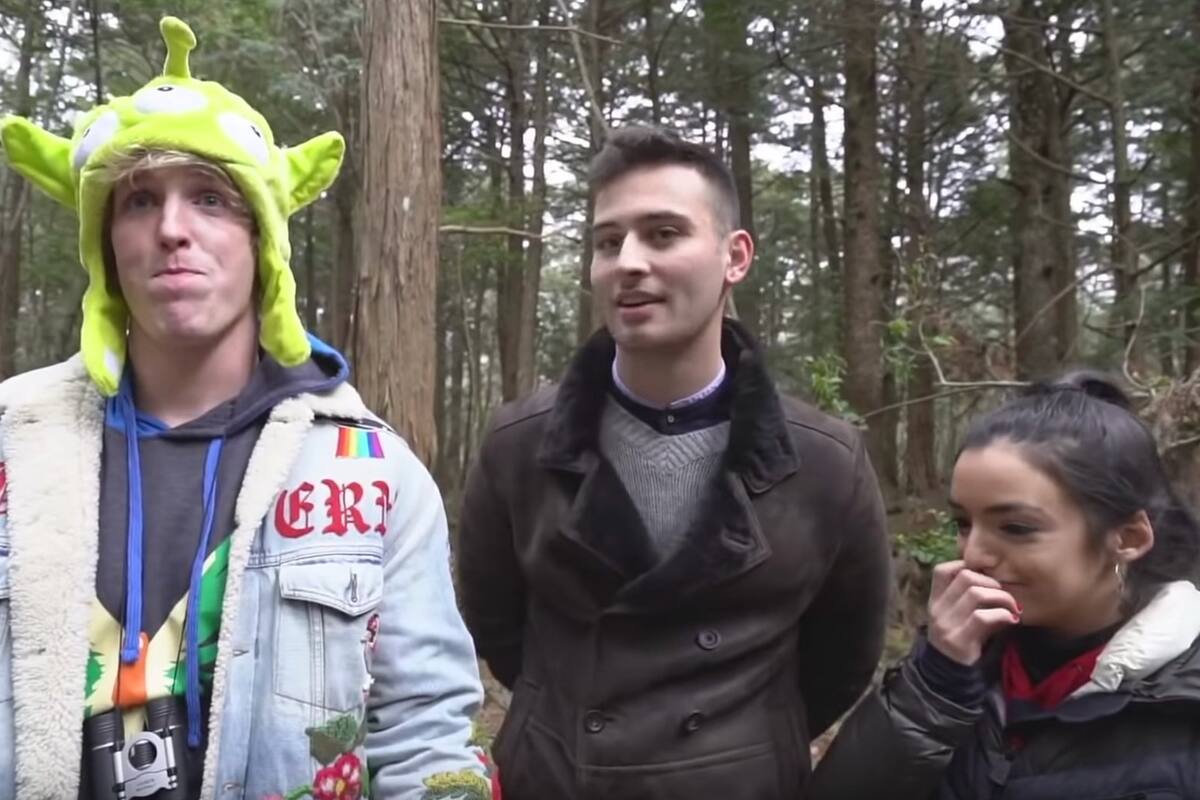 YouTuber causa polémica al subir video de un suicidio en Japón