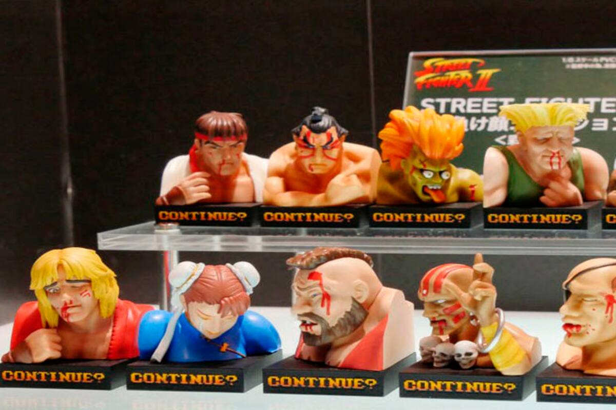 Capcom lanzará a la venta "bustos derrotados" de Street Fighter II