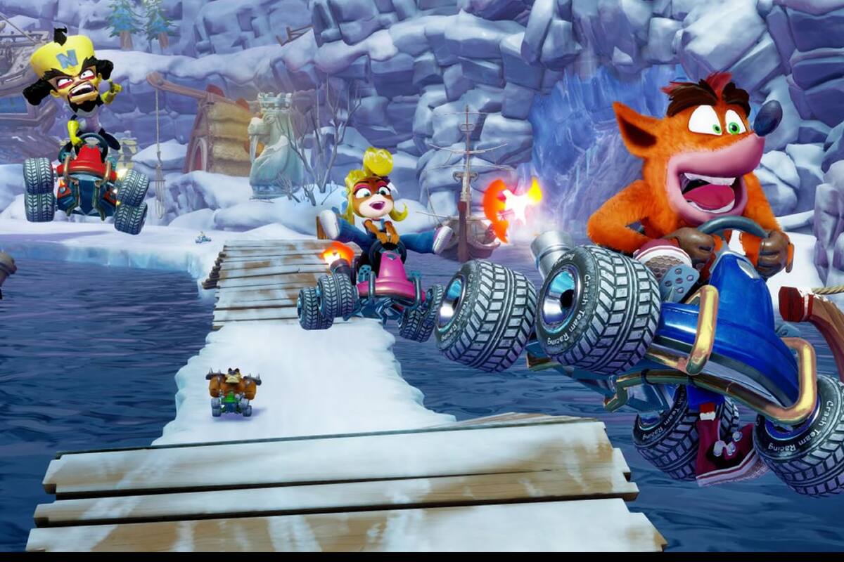 Crash Team Racing Nitro-Fueled también ha sido un éxito en el sector digital