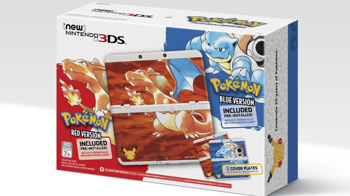 Portátil con Pokémon Red y Blue preinstalados llegará en febrero