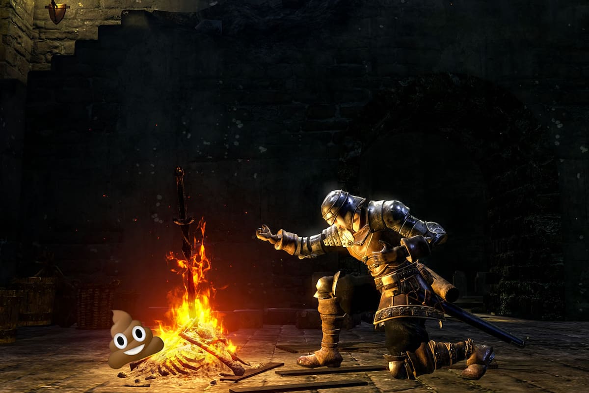 ¡Guácala! Jugador terminó Dark Souls con el arma menos esperada