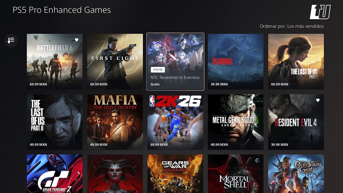 Precios MXN PS Store México