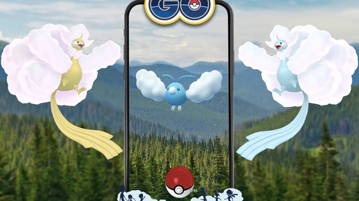 Prepárate para atrapar muchos Swablu shiny y hacerlos aprender un ataque exclusivo del evento