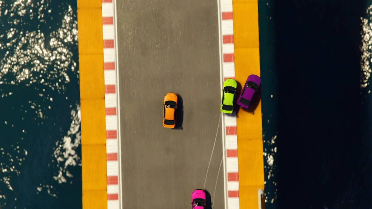 Prepárate para carreras con vista desde arriba