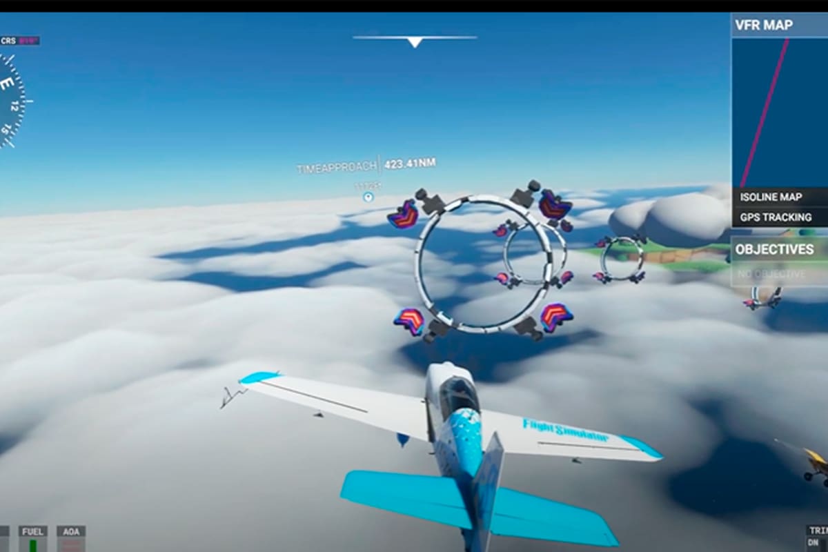 Un mod hace que Mario Kart llegue a Microsoft Flight Simulator