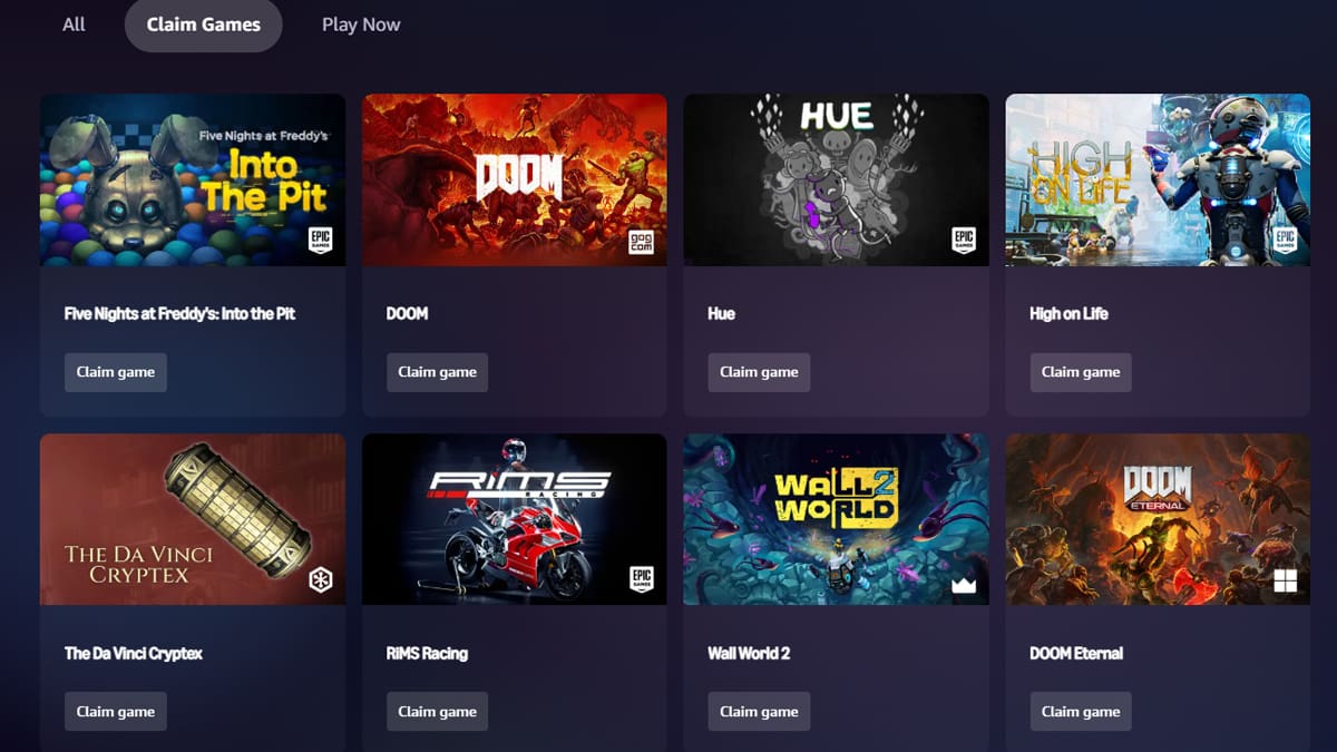 Prime Gaming juegos gratuitos