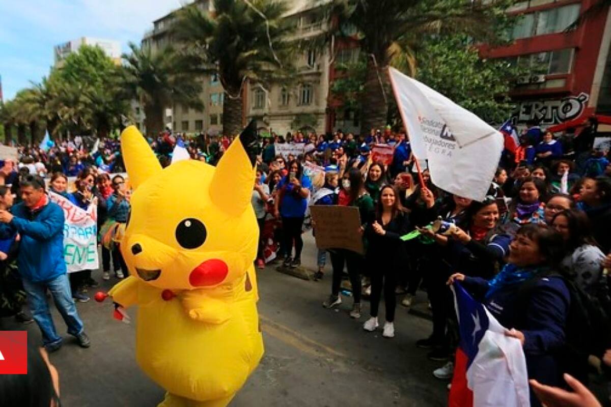 ‘’Baila Pikachu’’ se convierte en símbolo de las protestas de Chile