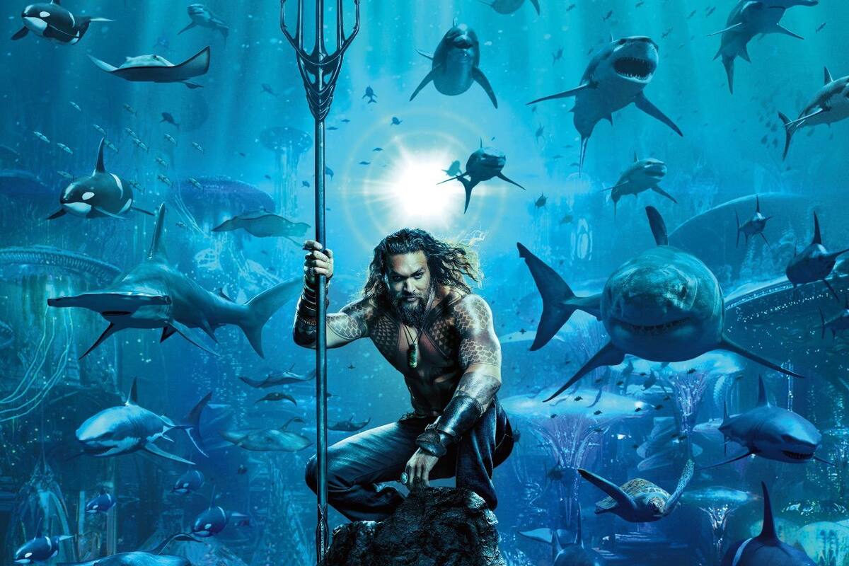 Descubre el primer póster oficial de Aquaman