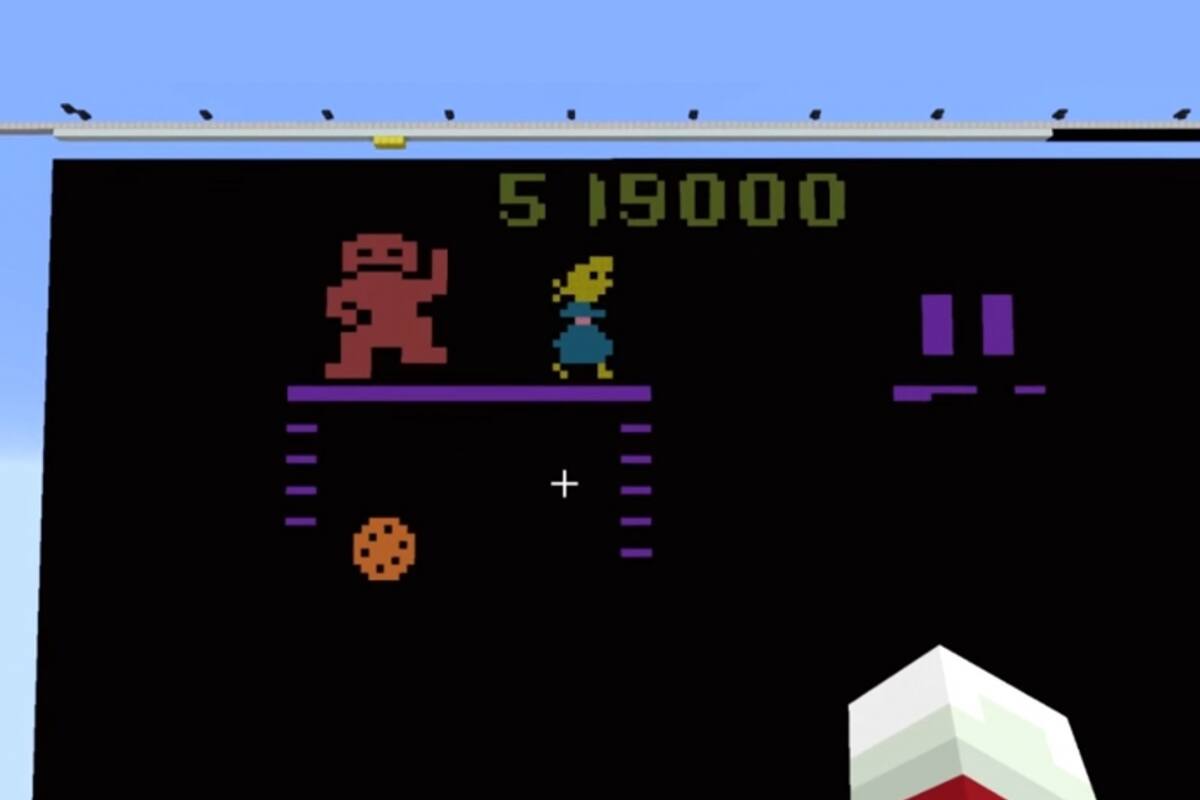 Crean emulador de Atari 2600 dentro de Minecraft