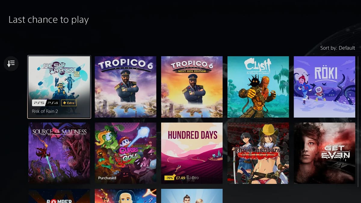 PS Plus 12 juegos julio