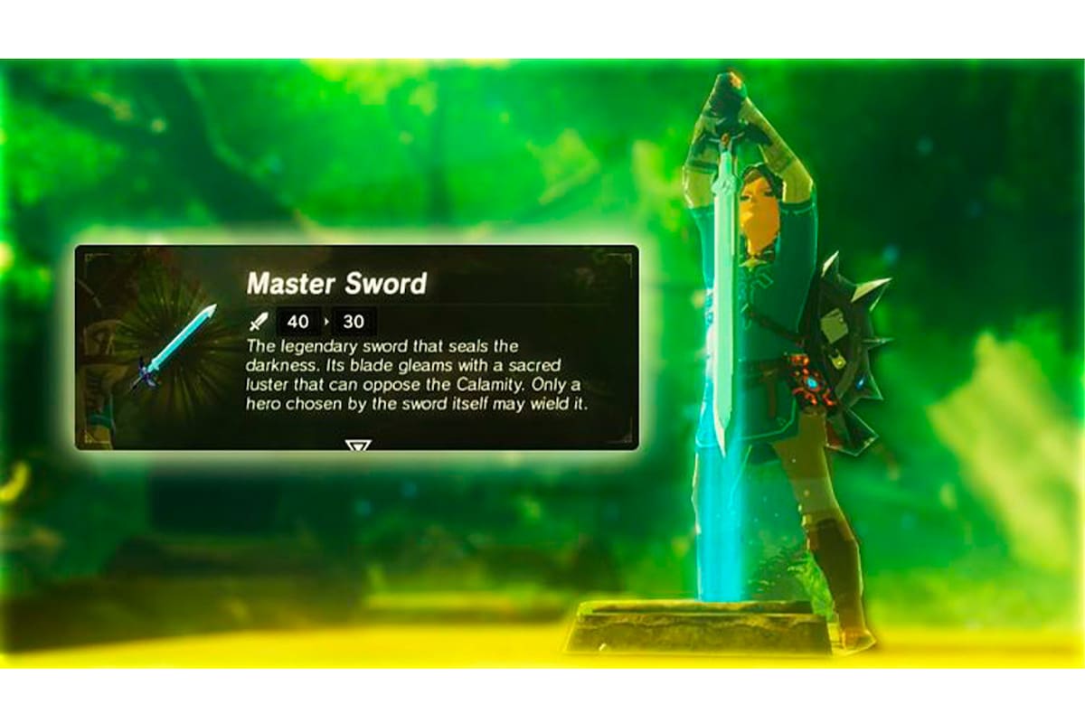 Glitch de Zelda: Breath of the Wild te permite tener la Master Sword al inicio de tu aventura