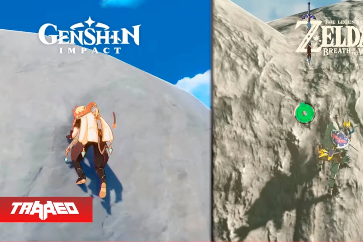 ¿Plagio di plagio? Mira la comparación entre Genshin Impact y Zelda BOTW