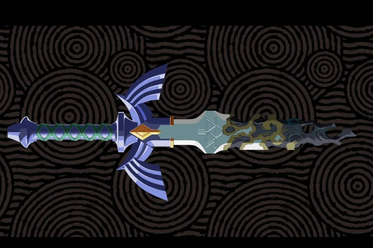 Nintendo patenta la Master Sword rota de Zelda: Tears Of The Kingdom