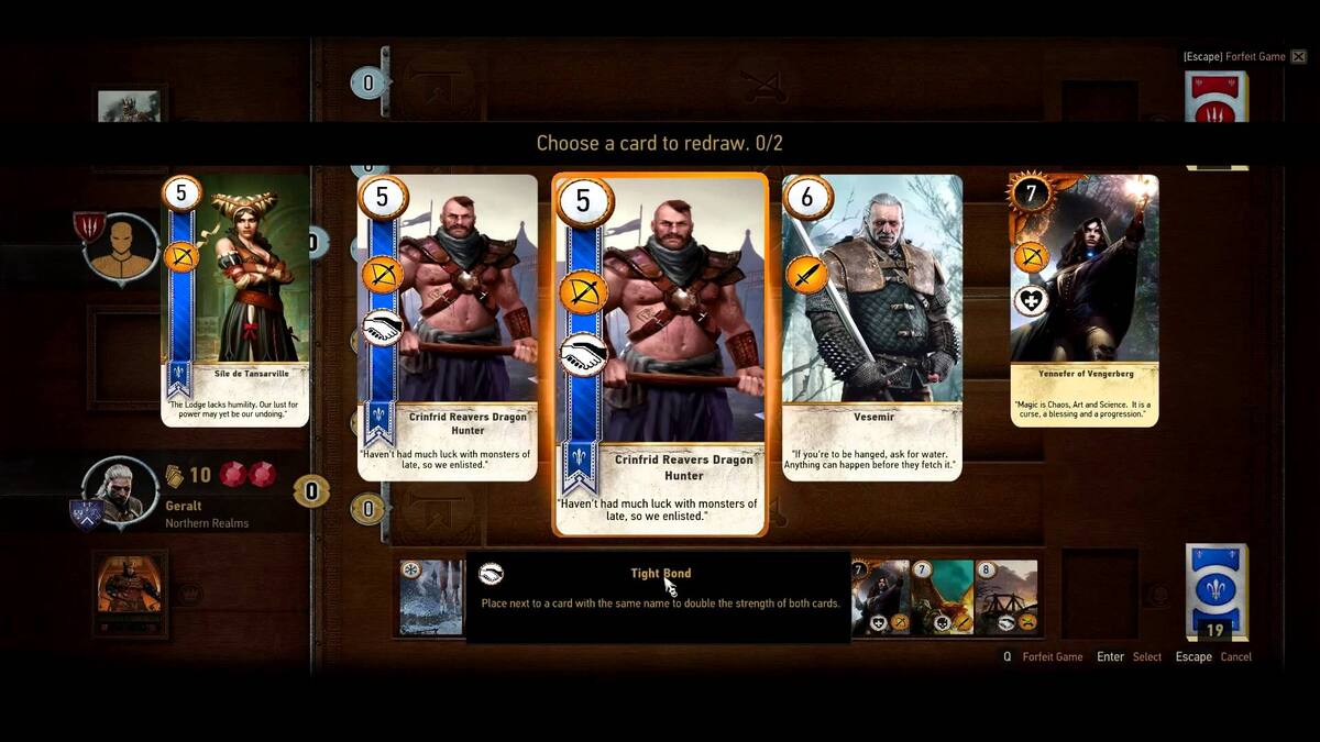 ¿Qué tal una partida de Gwent?