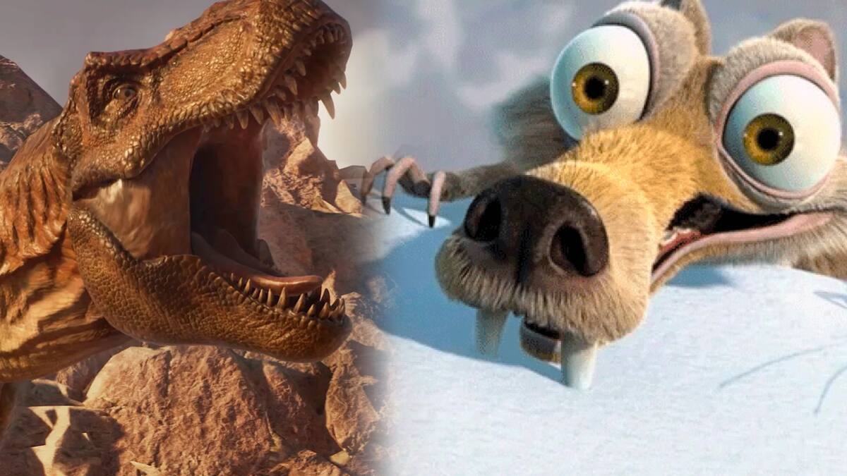 ¿Quién quiere dinosaurios cuando puedes tener a Sid y Scrat?