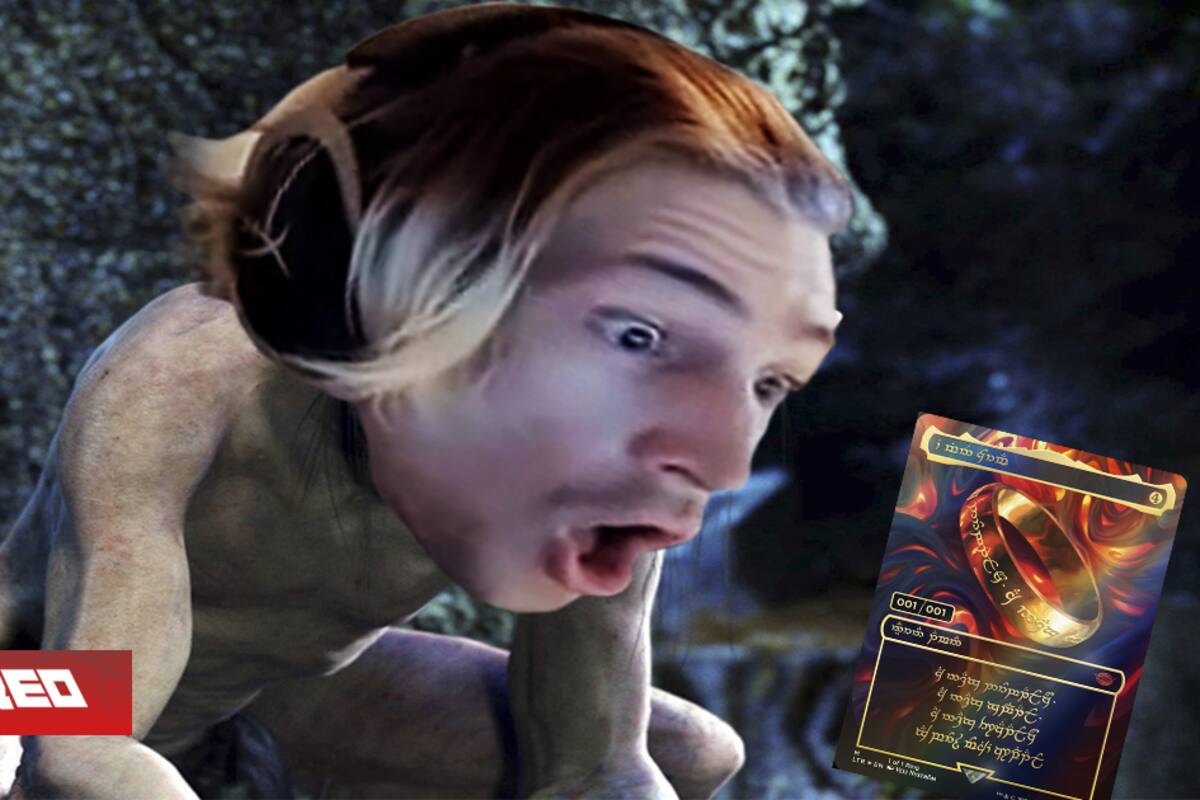 Streamer xQc se pone en “modo Gollum” y gasta $9 mil dólares buscando la carta One Ring de Magic