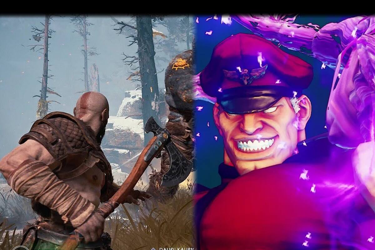 Así es M. Bison, el villano de Street Fighter, al estilo de un artista de God of War