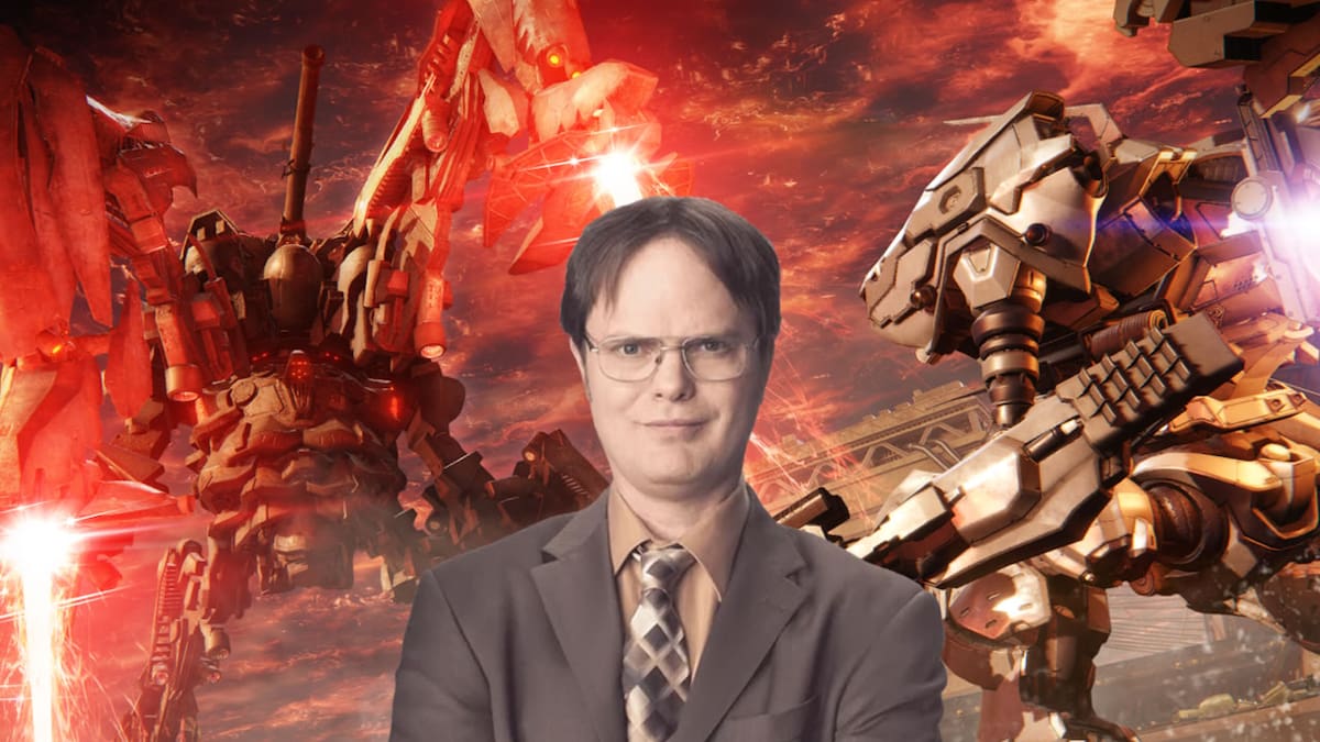 Rainn Wilson recordó sus tiempos en Dunder Mifflin gracias al juego de mechas de FromSoftware