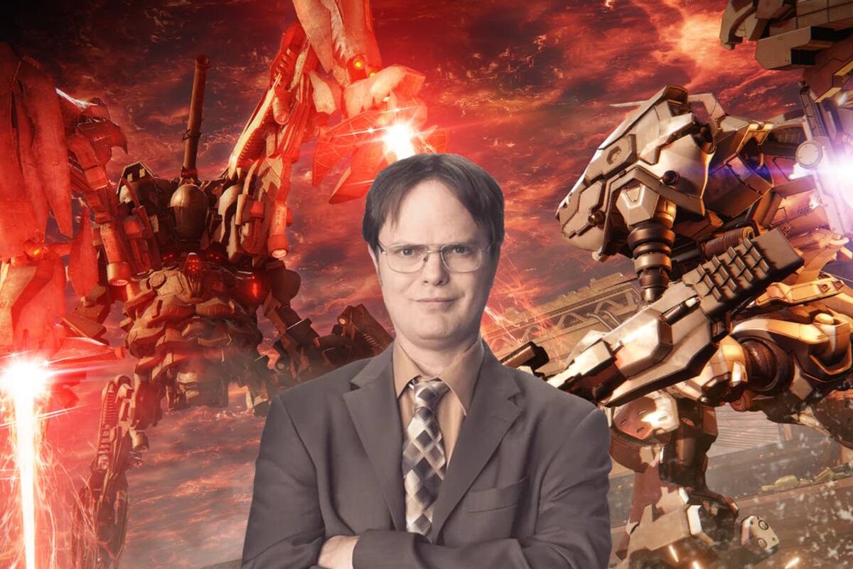 Actor de Dwight Schrute en The Office promociona ARMORED CORE VI