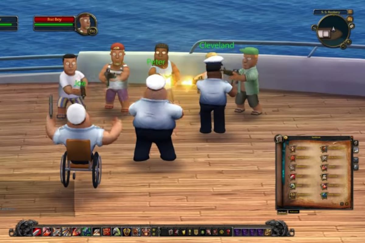 Esta fue la "aparición" de World of Warcraft en Family Guy