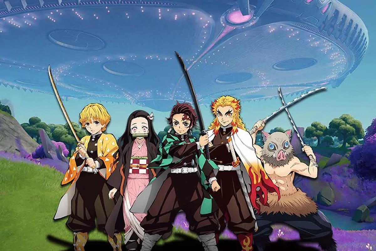 Es uno de los animes más populares y pronto llegaría a Fortnite: filtran colaboración con Demon Slayer: Kimetsu no Yaiba, ¿cuándo será?
