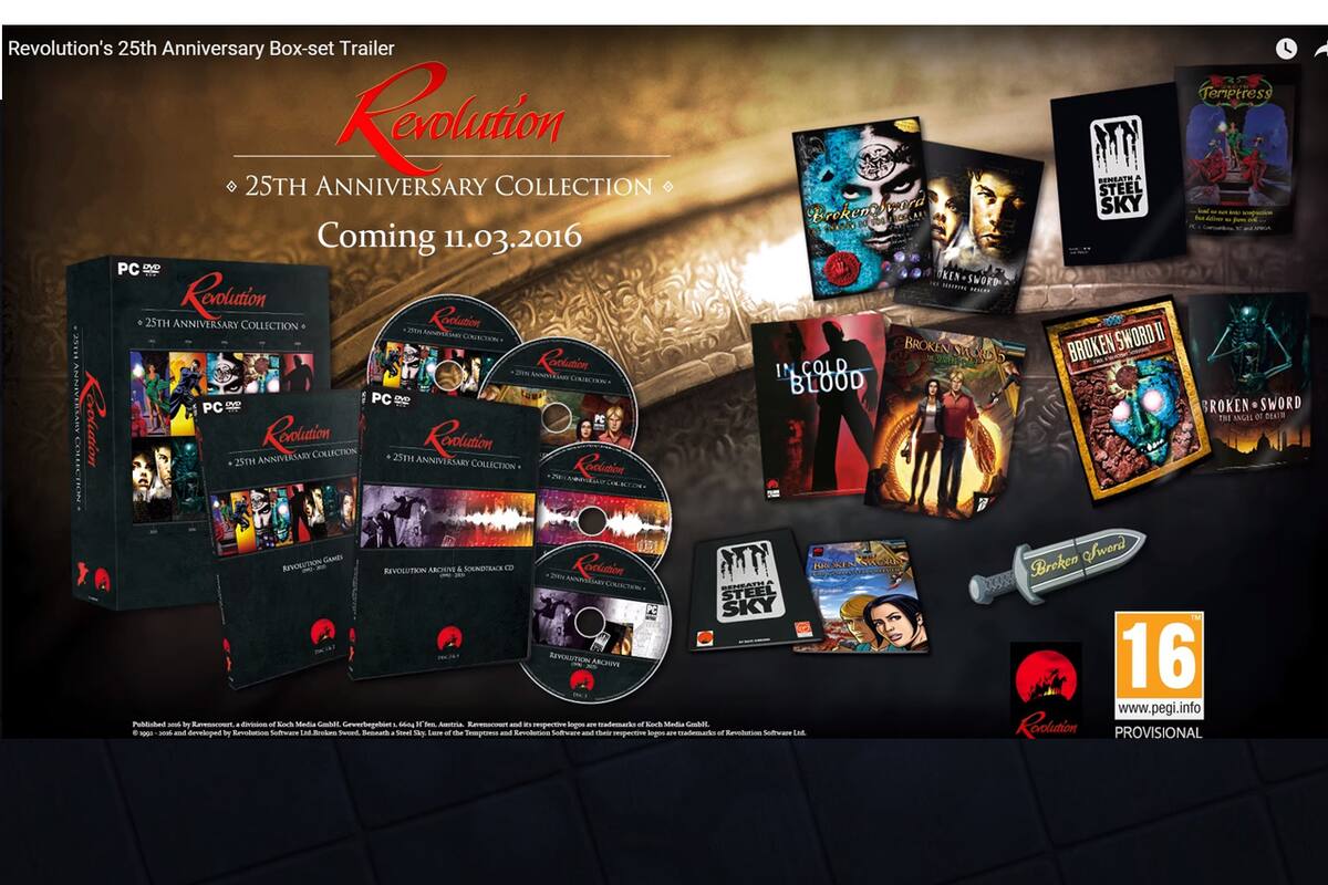 Desarrollador de Broken Sword anuncia recopilación de su catálogo