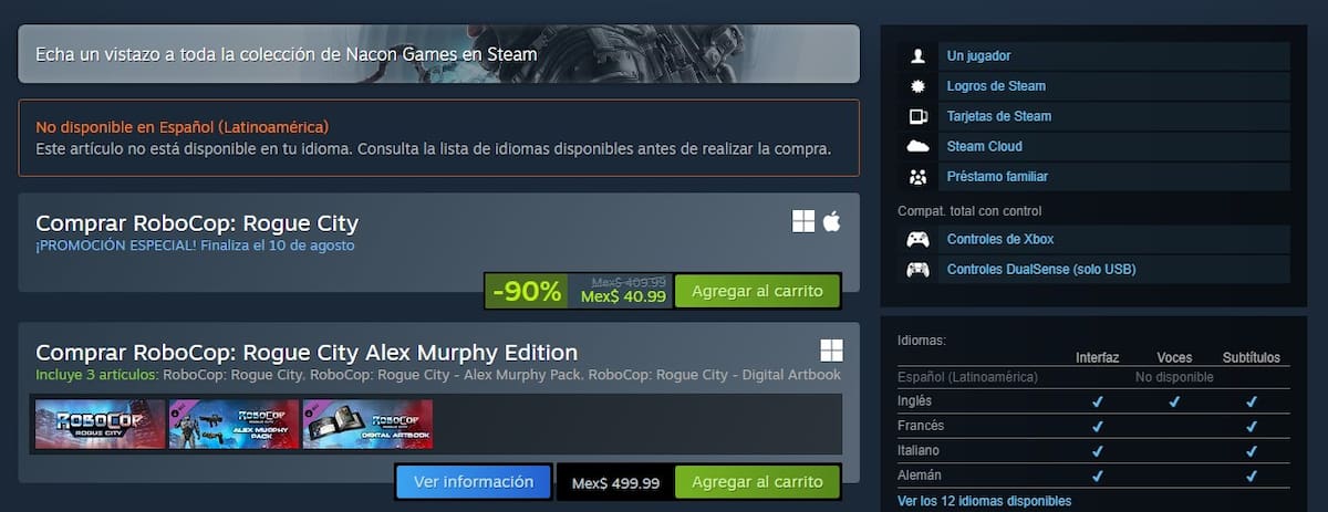 RoboCop Rogue City oferta
