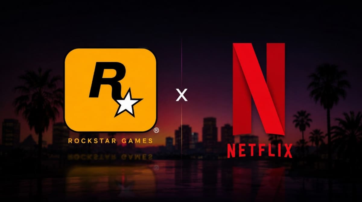 Rockstar Games Netflix logos