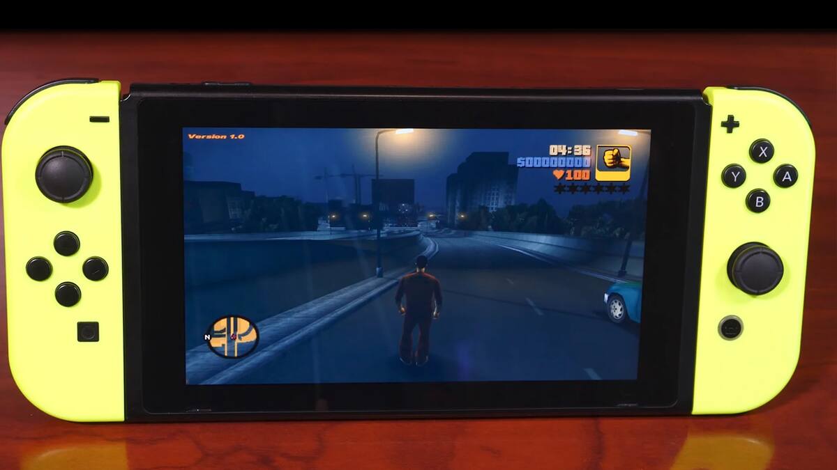 Rockstar no ha lanzado ningún GTA en la híbrida de Nintendo