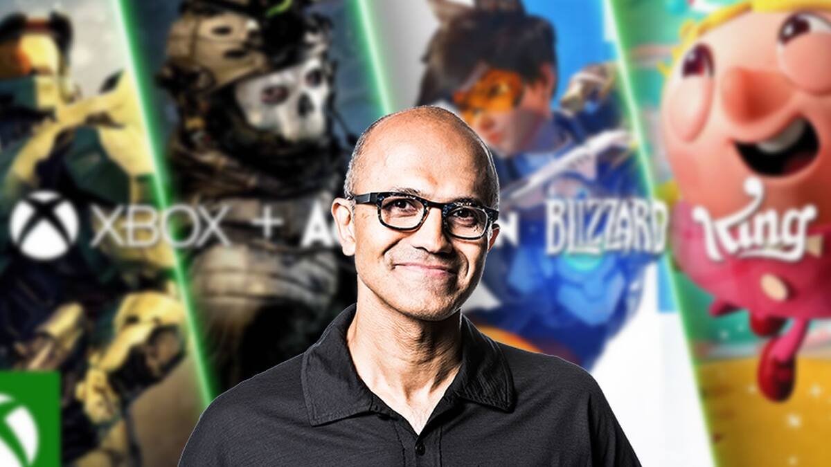 Satya Nadella habló por primera vez sobre el cierre de la compra de Activision Blizzard King