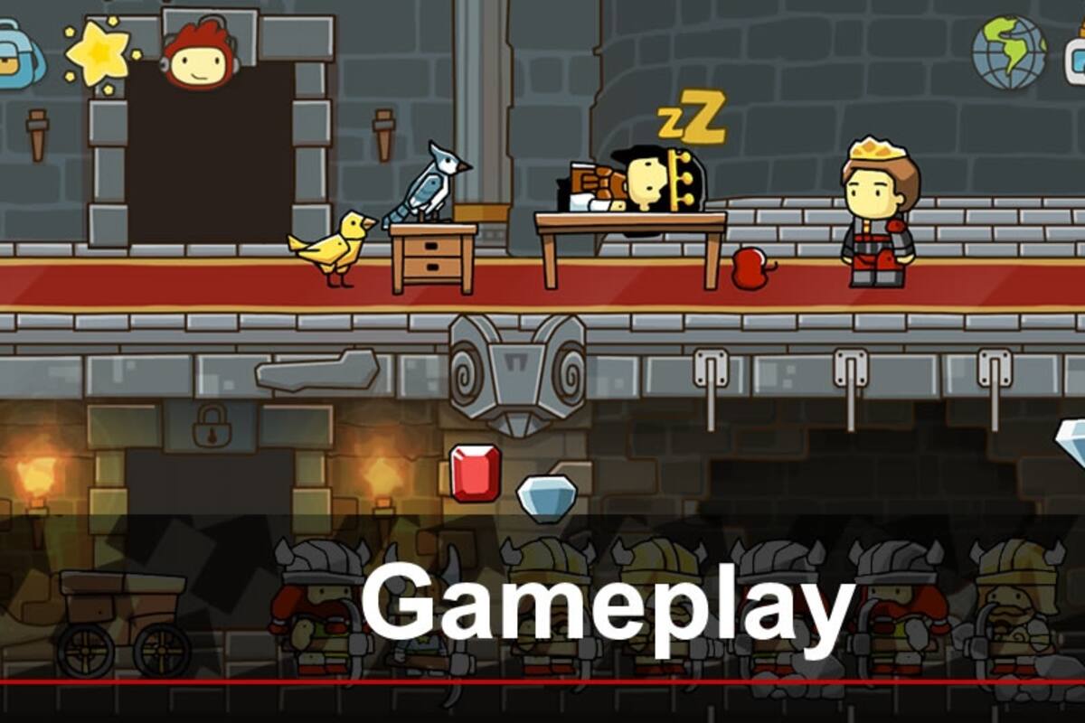 Scribblenauts Unlimited: Gameplay