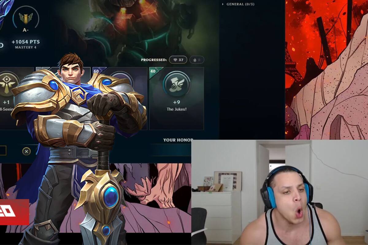 Tyler1 llega a Diamante en servidor EUW de League of Legends a pesar de que trollearon sus partidas y con un jugador que terminó 1/48