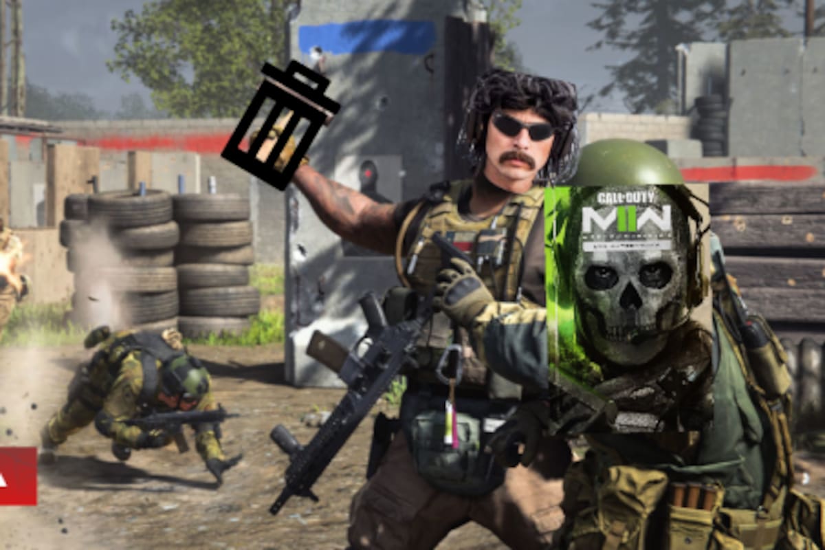 Dr. Disrespect desinstala Calll of Duty Modern Warfare II EN VIVO después de ser derrotado por un campero y se va a jugar Overwatch 2 en su lugar