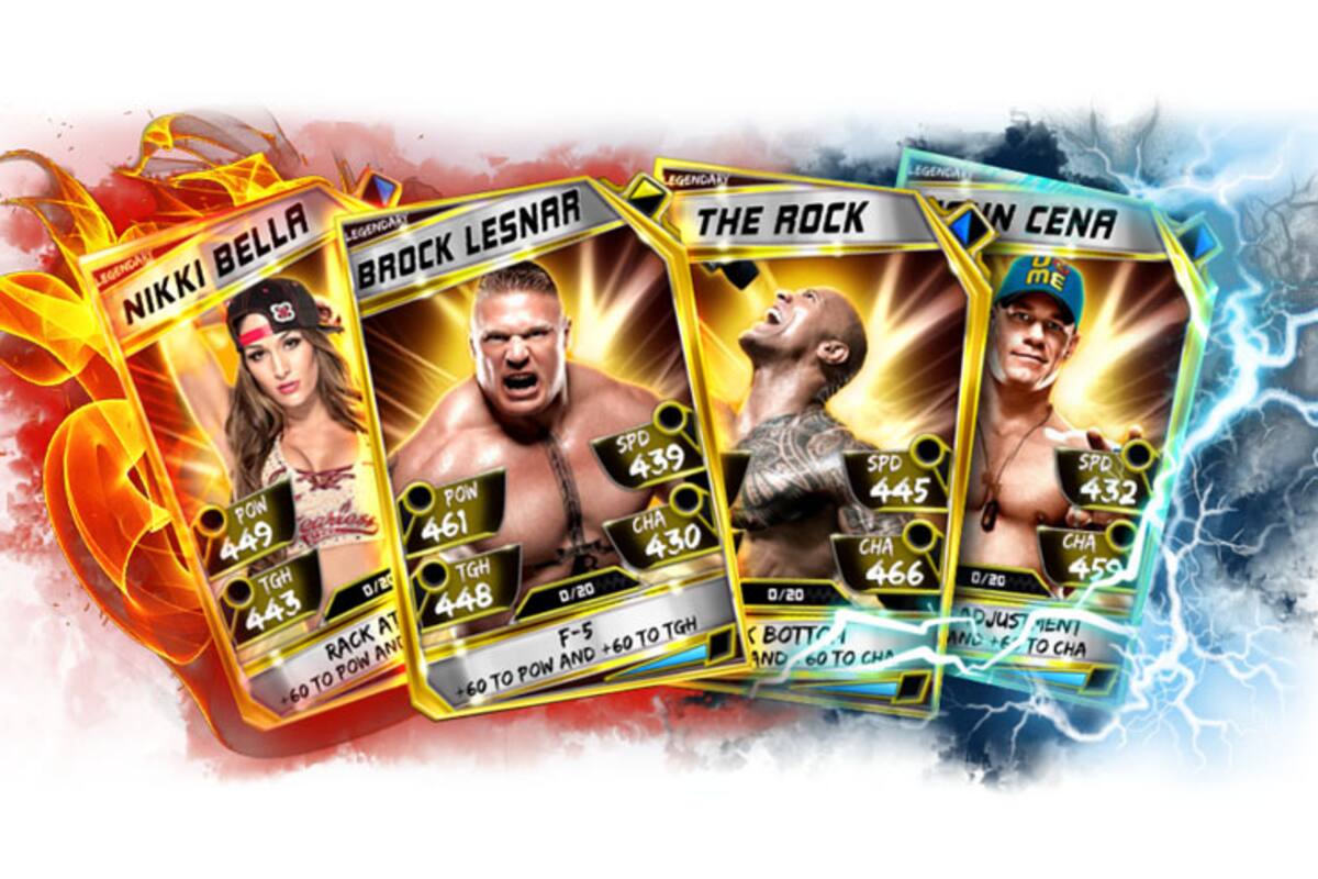 Juego móvil WWE SuperCard introduce cartas reales y tazos