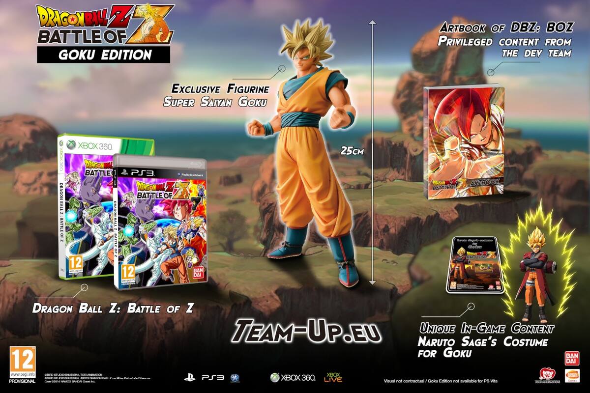 Anuncian Dragon Ball Z: Battle of Z Goku Edition para Europa