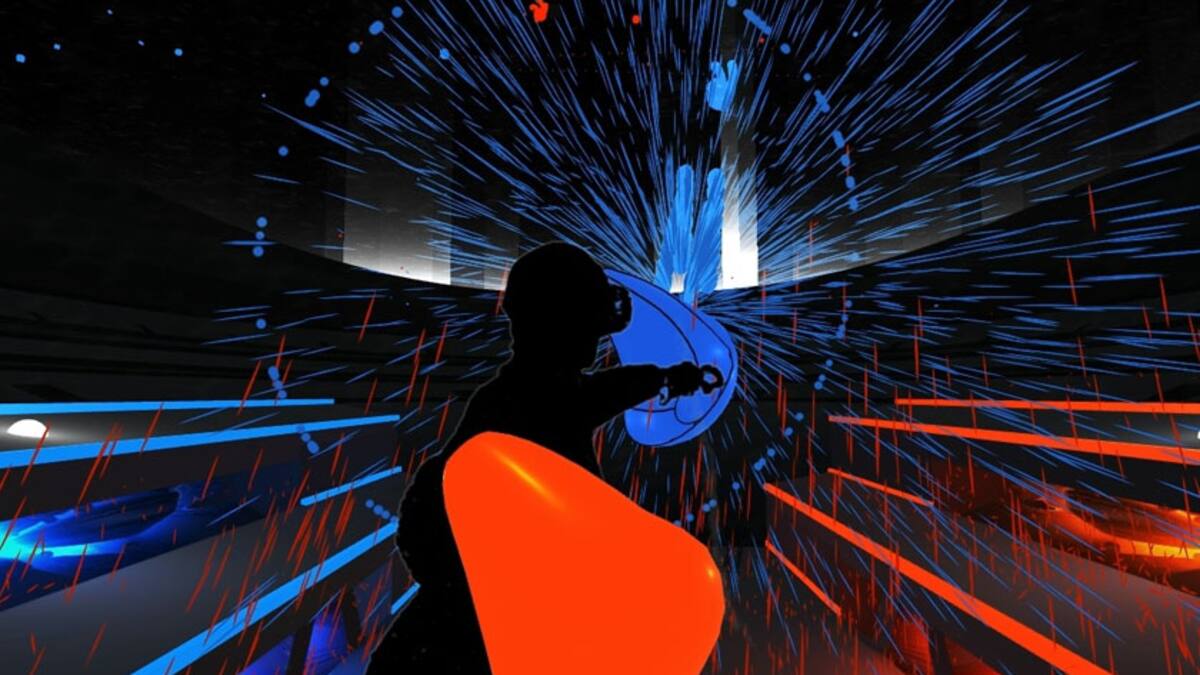 Se trata de una experiencia de "realidad mezclada" junto a controles de movimiento