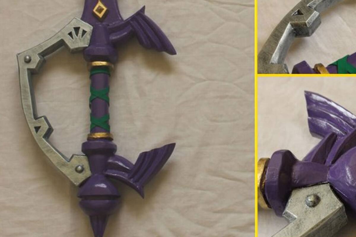 Crean keyblade de Kingdom Hearts basada en The Legend of Zelda