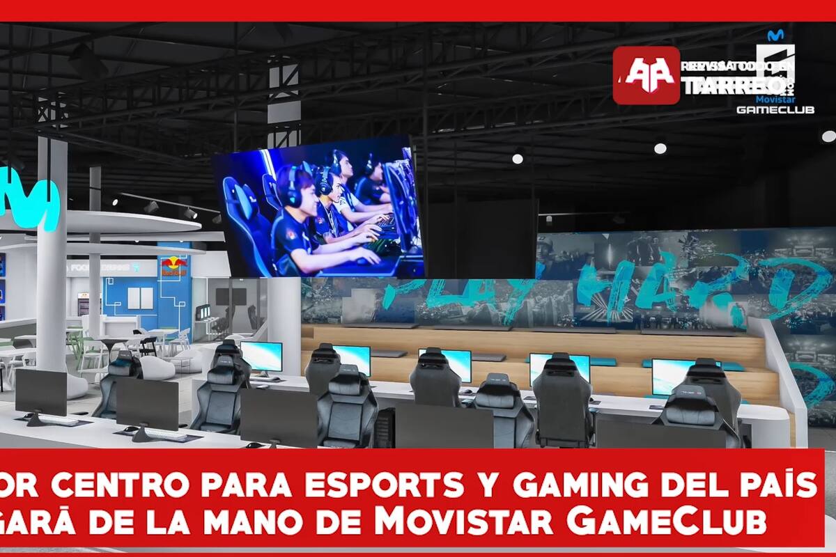 Se viene el nuevo centro gamer Movistar GameClub, 1000 metros cuadrados de pura entretención.