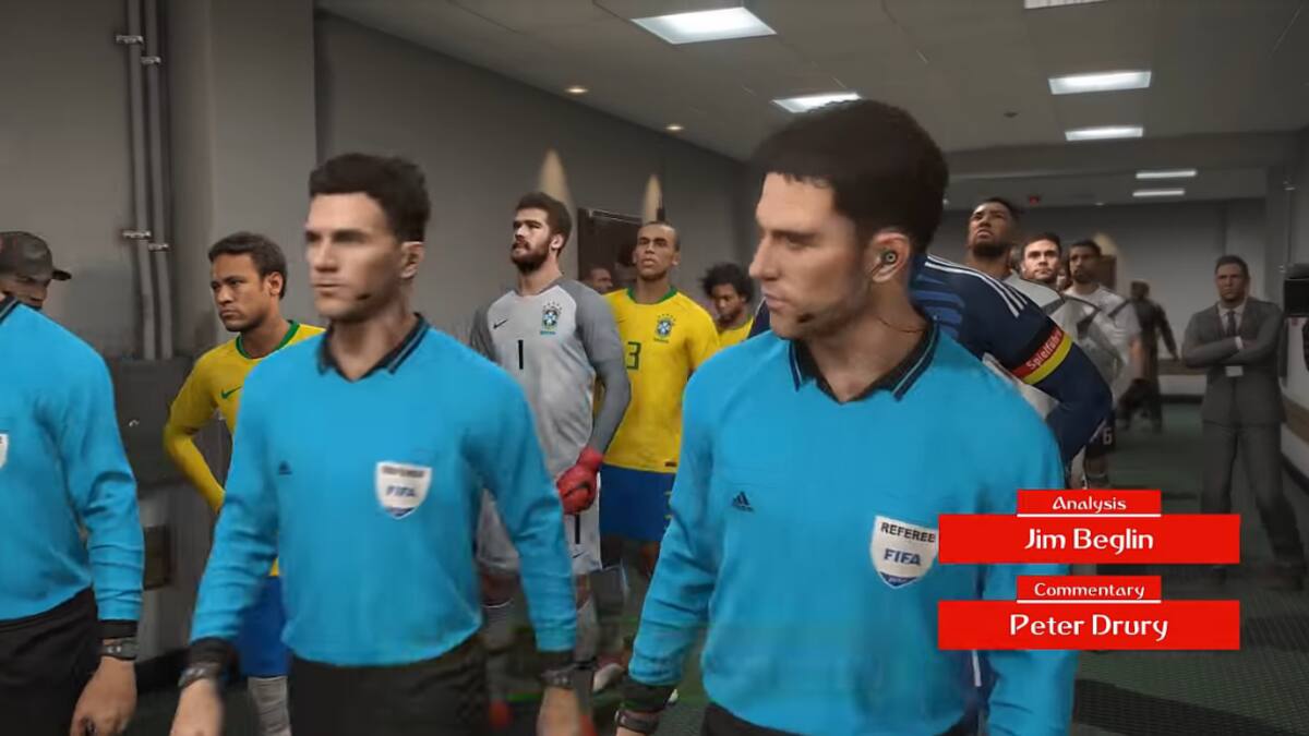 Selecciones, himnos y los hinchas esperando los partidos