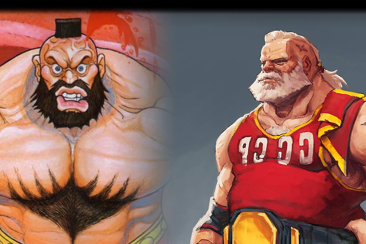 Zangief ya tiene 65 años, Cammy cumplió 46 y un artista los imaginó con su edad real