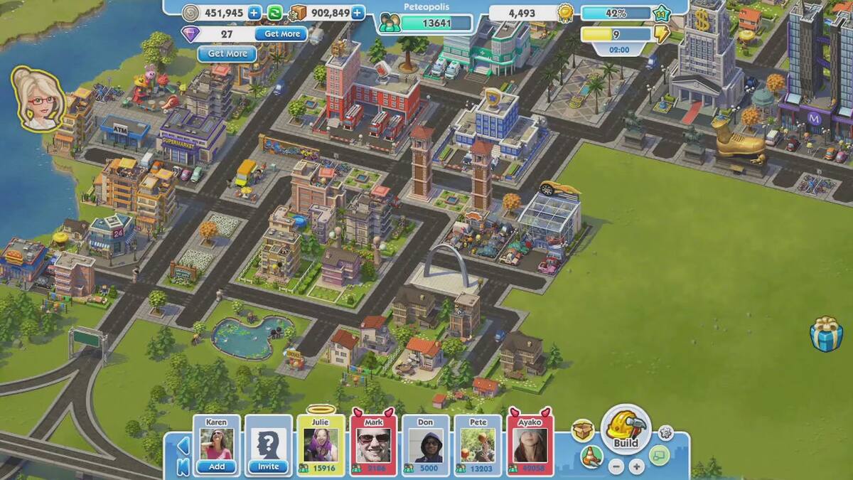 Será una experiencia rica y envolvente de simulación urbanista