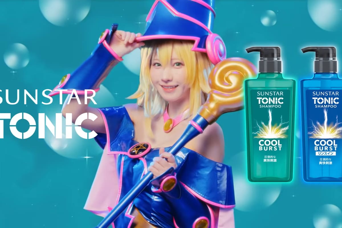 Para ese mal olor: cosplayer profesional aparece en una colaboración entre Yu-Gi-Oh! y una marca de higiene personal